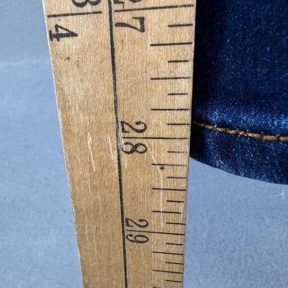 Free People Jeans Women's 28 (6) Blue Skinny Ankle Patch Pocket Preppy Normcore - Picture 5 of 14